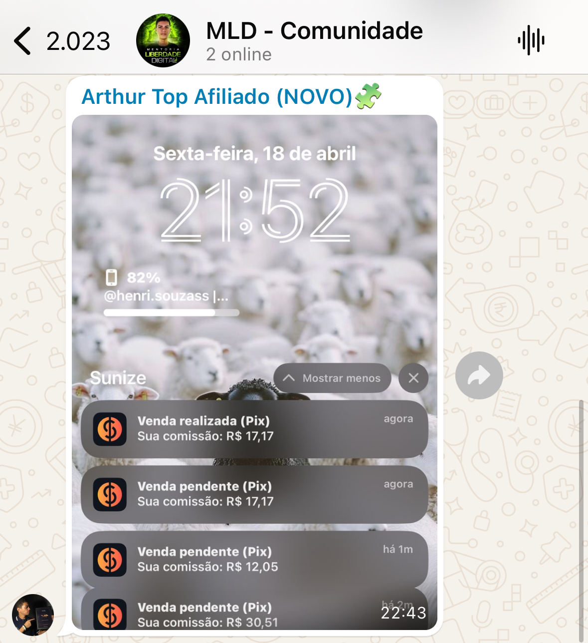 Provando que funciona